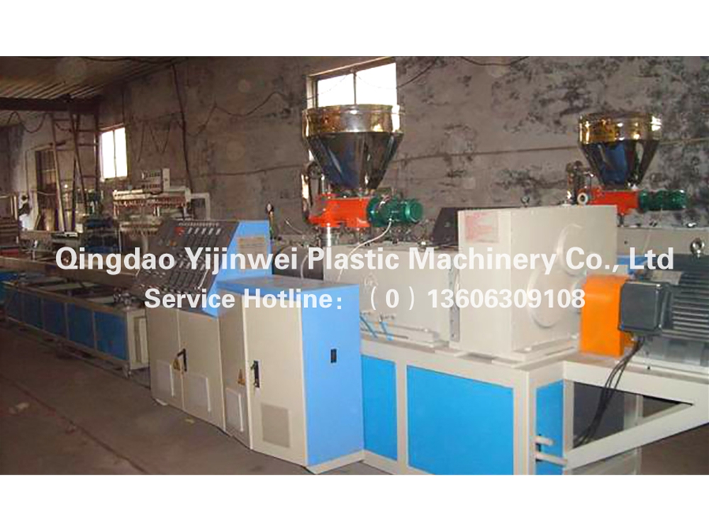 PE wood profile production line